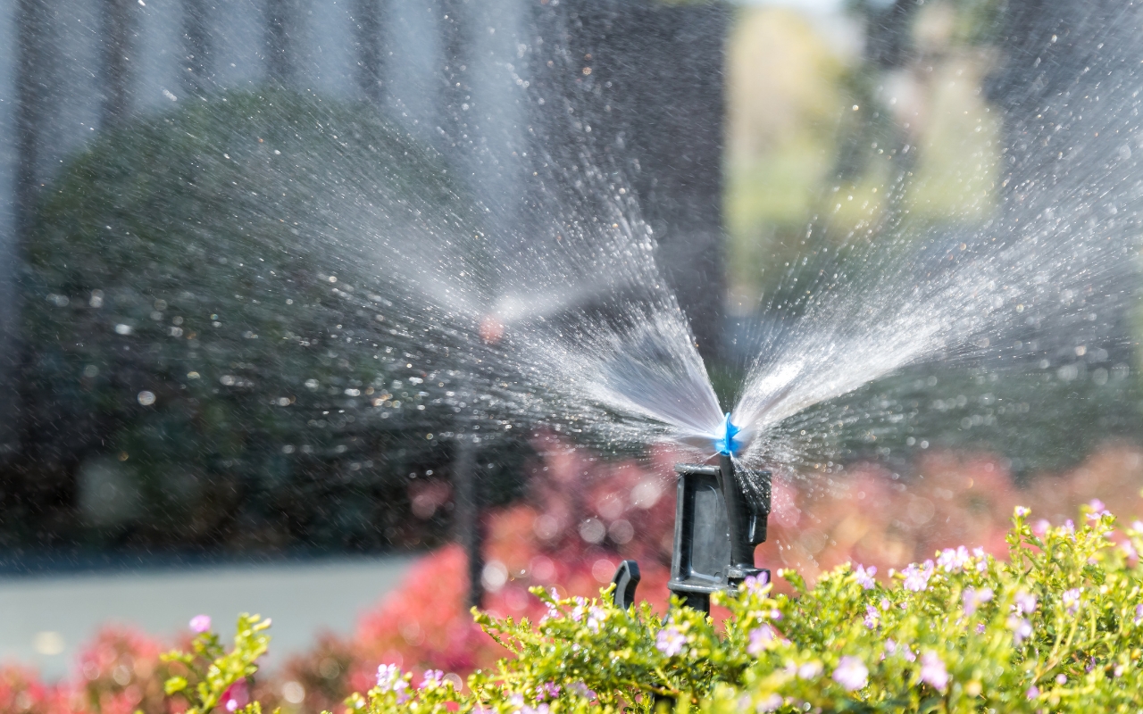 Choosing the right sprinkler head for a healthy lawn.